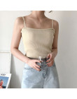 8 kolory Mihoshop Ulzzang koreański Korea kobiety moda odzież lato na co dzień Preppy podstawowe czysty Camisole