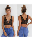 HIRIGIN kobiety koronki kwiatowy Bralette Bralet biustonosz stanik Crop Top Cami Tank Crop noc sexy bielizna