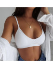 Kobiety bawełna Tank Crop Top bielizna biustonosz bez szwu zakrętka tubki powrót Hollow bielizna drut bezpłatny Intimates z odpi