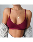 Kobiety bawełna Tank Crop Top bielizna biustonosz bez szwu zakrętka tubki powrót Hollow bielizna drut bezpłatny Intimates z odpi