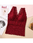 2019 nowe koronki pasek owinięty klatce piersiowej Top nowa bielizna bralette panie Camisole czarny biały kobiety lato Crop Top 