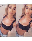 Macheda lato kobiety Camisole Slim krótki top bez rękawów Sexy Tank Tops 2018 nowych kobiet na co dzień stałe czarny Crop kamize