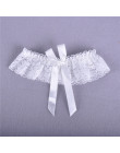 1pc kobiety dziewczyna seksowna koronki kwiatowy Bowknot Wedding Party dla nowożeńców bielizna pas do pończoch podwiązki pas