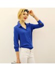 Kobiety bluzki sprzedaż bezpośrednia przycisk stałe 2016 jesień nowa koszula z długim rękawem kobieta szyfonowa damska Slim odzi