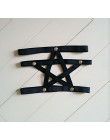 2019new pastelowe goth pentagram pas do pończoch gotycki biust stóp bondage sexy kobiety pas do pończoch klatka bondage bielizna