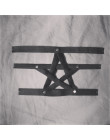 2019new pastelowe goth pentagram pas do pończoch gotycki biust stóp bondage sexy kobiety pas do pończoch klatka bondage bielizna