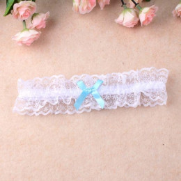 Hurtownie kobiety dziewczyna księżniczka Cosplay Wedding Party dla nowożeńców koronki kwiatowy niebieski noga pierścień Loop Sto