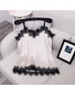 [ALPHALMODA] lato koronki Patchwork moda damska satynowa Camisole kolor cukierków regulowany kobiet Sexy Sling topy