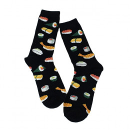 [WPLOIKJD] Unisex Harajuku Sushi flamingi śmieszne skarpetki kreatywny Kawaii Pizza Calceines Mujer śliczne Chili Sokken fajne k