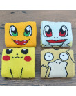 1 para Cute Cartoon Anime kobiety krótkie skarpetki Pokemon Pikachu/Squirtle/Psyduck/Charmander kobiety lato krótkie skarpetki d