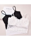 Najnowszy koronki kamizelka bez rękawów seksowny damski szydełkowany Tank Tops bluzka biustonosz Bralette Lady moda Cami Crop To