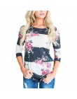 IYAEGE nowa moda damska popy i bluzki na co dzień z długim rękawem w paski Patchwork Tee Shirt luźne koszulka baseballowa tuniko