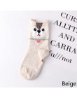 Moda kobiety skarpetki w zwierzątka piękny 3D psy kot jesień ciepłe bawełniane dziewczyny na co dzień skarpetki 1 para
