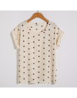 Softu Hot lato kobiet dorywczo bluzka koszula kwiatowy szyfonowa druku O Neck z krótkim rękawem Lady Top luźne Blusas