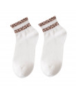 Nowa wiosna kobiety damskie Leopard Print skarpetki moda kobiety obrączki Sox Bobbysocks