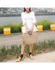 Torebka damska młodzieżowa rattanowa wiklinowa na uchwyt modna na plażę na lato na wakacje na codzień