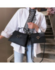 Luksusowe torebki kobiet torby torebki markowe wysokiej jakości 2019 Sac głównym nowy PU Leather Crossbody Messenger torby dla k