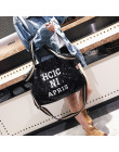 Obszerna pakowna duża torebka damska cekinowa na uczelnię na codzień na zakupy modna z uchwytami