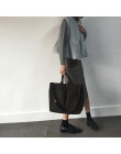 2019 nowy Pu skórzana torba proste torebki damskie znanych marek kobiet torba na ramię na co dzień duża torebka w stylu Vintage 