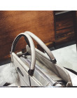 LAN LOU torba kobieca torba na ramię dla kobiet 2019 wysokiej jakości modne skórzane torby nowy nitowana torebka panie Casual Cr