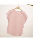 Bawełna lato bluzki koronki Batwing rękaw koszule dla kobiet topy koszule Plus rozmiar kobiety odzież koreański 2019 Blusas kobi