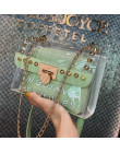 2019 moda lato nowa torebka wysokiej jakości PVC przezroczyste torba kobieca słodkie drukowane list kwadratowy telefon torba na 