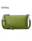 RanHuang kobiety prawdziwej skóry dnia sprzęgła cukierki kolor torby moda damska Crossbody torby mała portmonetka torby