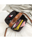Wzór skórzane torby Crossbody dla kobiet 2019 moda małe stałe kolory torba na ramię kobiet torebki i portmonetki z uchwytem nowy
