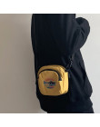 Kobiety płócienne torebki koreański Mini uczeń torba na telefon komórkowy torby proste małe torby typu crossbody na co dzień pan