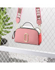 Nowy 2019 elegancka torba na ramię kobiety projektant luksusowe torebki kobiet torby szwy kolor Messenger Crossbody torba dla ko