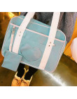W stylu Preppy różowy podróży torby szkolne na ramię dla kobiety dziewczyny płótno na co dzień dużej pojemności bagażu organizat