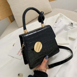Jakości kamień wzór skórzane torby Crossbody dla kobiety projektant małe torebki na ramię łańcucha torba na ramię Mini portmonet