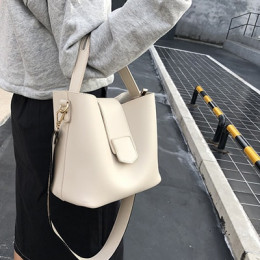 Na co dzień Pu wiadro torba kobiety torebki moda serpentyn pasek torby na ramię pani duża pojemność Messenger torby Crossbody 20