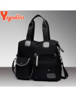 Yogodlns New Arrival Nylon kobiety Messenger torby na co dzień duża pojemność damska torebka damska Crossbody torby na ramię wod