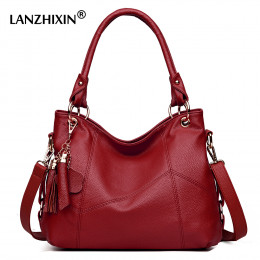 Lanzhixin kobiety skórzane torebki kobiety Messenger torby projektant Crossbody torba na ramię torba damska torba na ramię Top-t