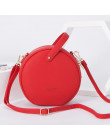 WEICHEN okrągły Design kobiety skórzana torba na ramię torby małe Crossbody Messenger torby dla pań okrągły torebka damska Bolsa