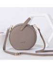 WEICHEN okrągły Design kobiety skórzana torba na ramię torby małe Crossbody Messenger torby dla pań okrągły torebka damska Bolsa