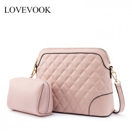 LOVEVOOK torba kobieca zestaw crossbody torby dla kobiet 2019 torby listonoszki z kosmetyczne torby kobiet kuferek kosmetyczny d