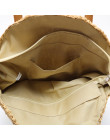 Nowy naturalny panie dużego ciężaru duża torebka ręcznie tkane wielki worek słomy okrągły popularność torba słomy kobiety torba 