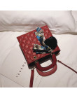 Damska torebka mała wstążka do włosów torby na ramię dla torba damska torba PU skóra kobiet torba projektant marki bolsa czerwon