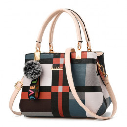 ACELURE nowe na co dzień Plaid torba na ramię moda szwy dzikie Messenger marki kobiet skrzynki Crossbody torby kobiet torebki sk