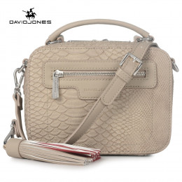 David jones kobiety messenger torby pu skóra kobiet torby crossbody mała dama serpentyn torebki dziewczyna torba na ramię drop s