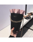 Okrągłe wiadro torba 2018 nowa moda kobiet projektant torebka jakości PU skóry torba kobieca słodkie łańcucha dużego ciężaru tor