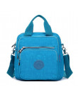 Kobiety Messenger torby damskie Crossbody torby torebka wodoodporna nylonowy zamek kieszeń na ramię stałe pakiet pani pakiet tor