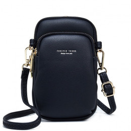 Elegancka skórzana mini torebka crossbody dwukomorowa damska młodzieżowa dziewczęca modna oryginalna pakowna