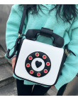Modny telefon projekt gradientu kolor Pu kobiet torba na ramię Tote Crossbody torba na ramię dla kobiety na co dzień torebka Bol