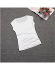 Lato kobiety bluzki 2019 nowy dorywczo szyfonowa jedwabna bluzka slim bez rękawów, dekolt w kształcie litery "o", blusa feminina