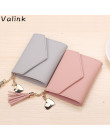 Modny portfel damski na karty kredytowe mały pormonetka różowy skórzany markowy