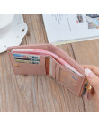 New Arrival portfel krótki kobiety portfele Zipper torebka Patchwork moda panelami portfele Trendy portmonetka posiadacz karty s