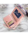 Kobiet zamek Portfel portmonetka posiadacze kart torebka Portfel kobiet małe kobiet portfele i portmonetki krzyż śliczne małe Po